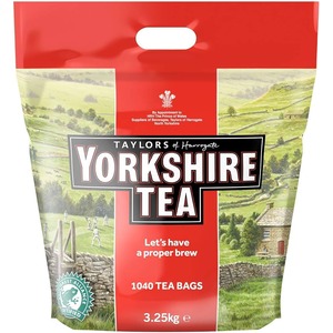 Taylors of Harrogate Yorkshire Tea One Cup Tea Bags 1040 pack (3kg)